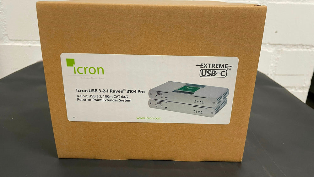 Icron Raven 3104 Pro USB 3.2 Extender, 100m over CAT6a/7