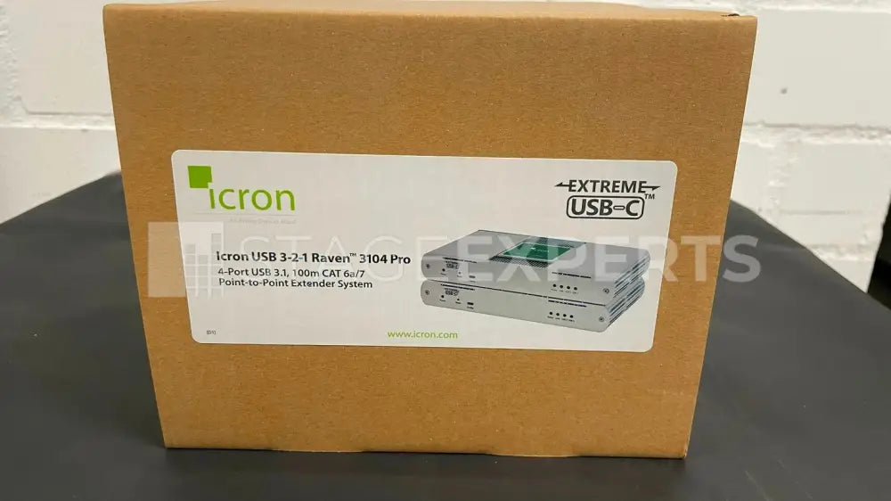 Icron Raven 3104 Pro USB 3.2 Extender – 100m over CAT6a/7