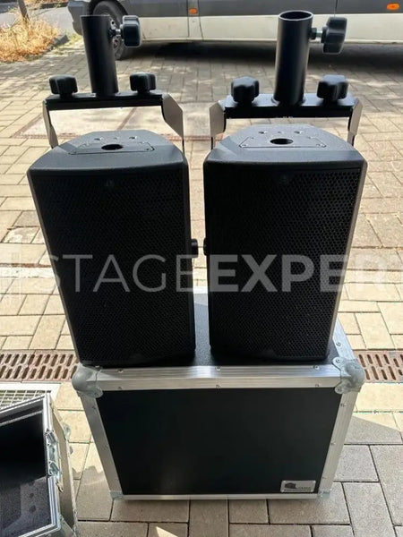 d&b audiotechnik E8 pair with swivel brackets & case