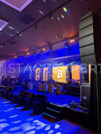 QSC LA112 + KS118 Line Array System – 12 Tops, 8 Subs