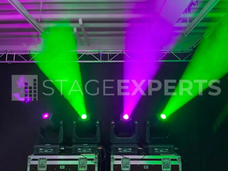 JB Lighting Varyscan P6 – 4x Moving Spot Lights + Cases