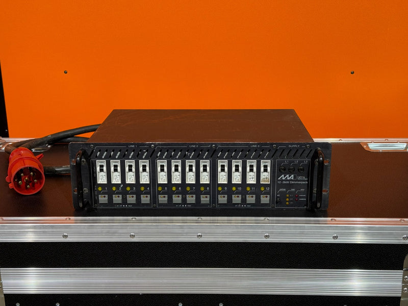 MA Lighting 12x 2kW Dimmerpack – 32A CEE, 2x Han-16 outputs
