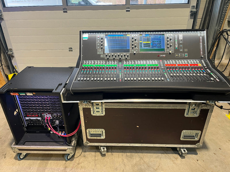 Allen & Heath dLive S7000 + DM64 Set with Cards & Case