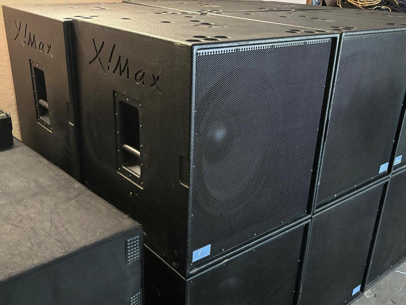X!Max BR118 EX Subwoofers 4x with 18Sound 18NTLW5000
