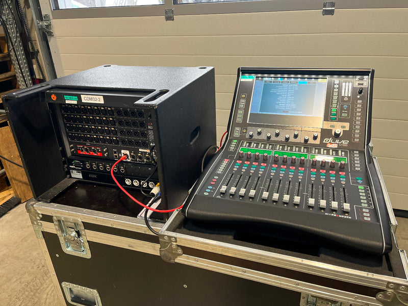 Allen & Heath dLive C1500 + CDM32 Set with Cards & Case