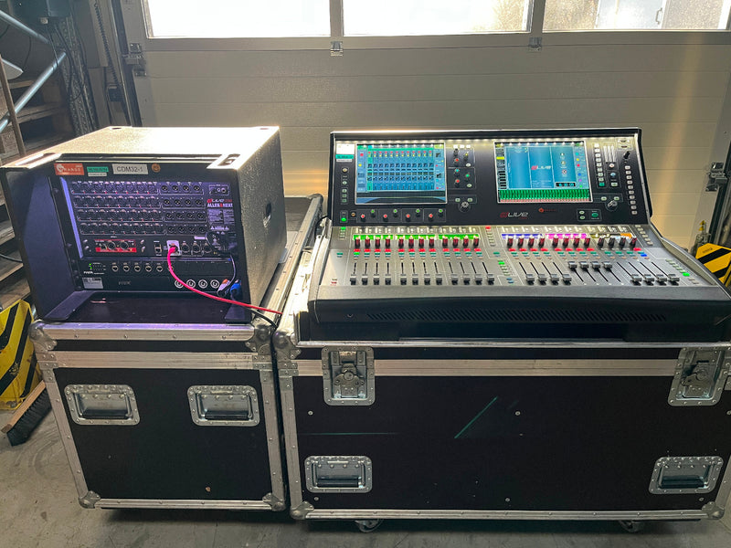 Allen & Heath dLive C3500 + CDM32 Set with Dante & Case