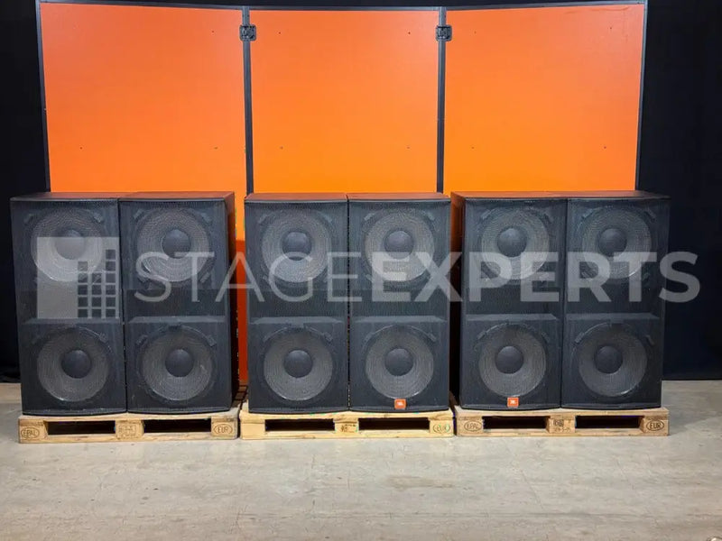 JBL SP128S Subwoofer Bundle – 6 Units with Dual 2242H