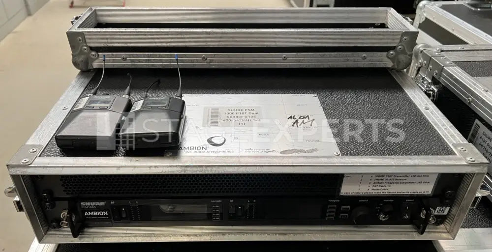Shure PSM 1000 P10T + P10R & Combiner G10E (470–542 MHz)
