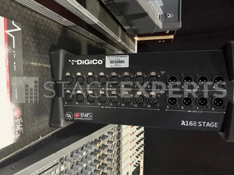 DiGiCo A168 Stagebox – 16 In / 8 Out Digital Stagebox