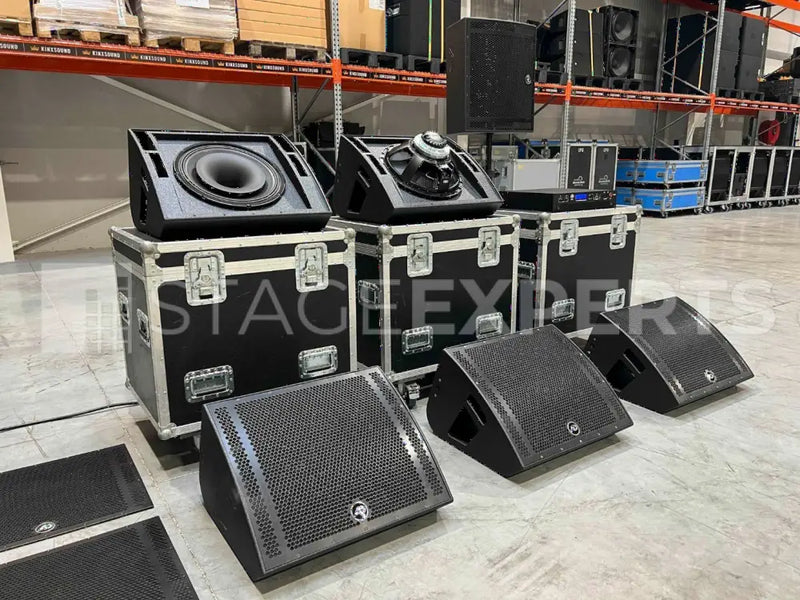 AD-Systems Wedge 15 Monitors + NT4-K6 Amplifier Bundle