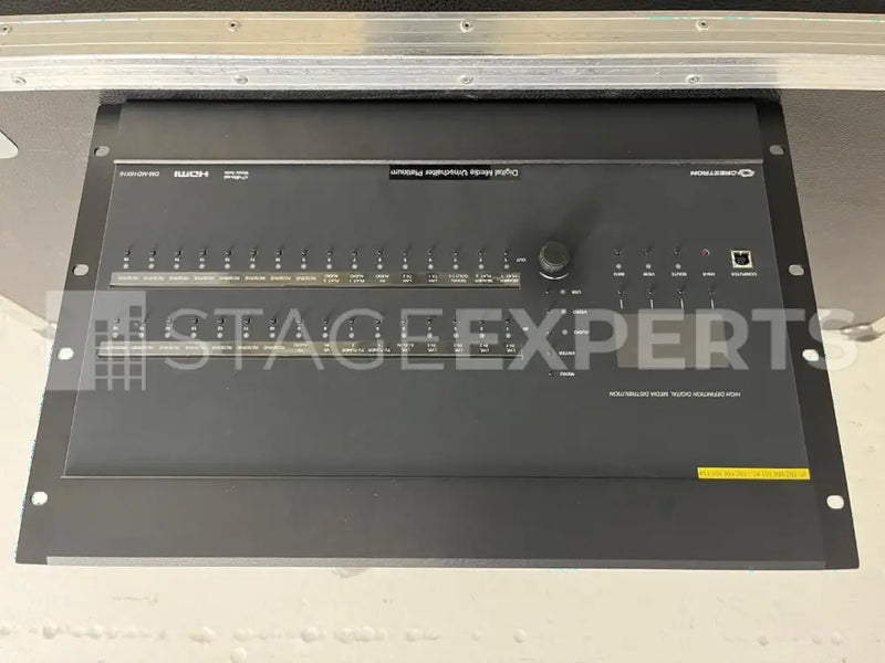Crestron DM‑MD16x16 DigitalMedia Matrix Switcher + Cards