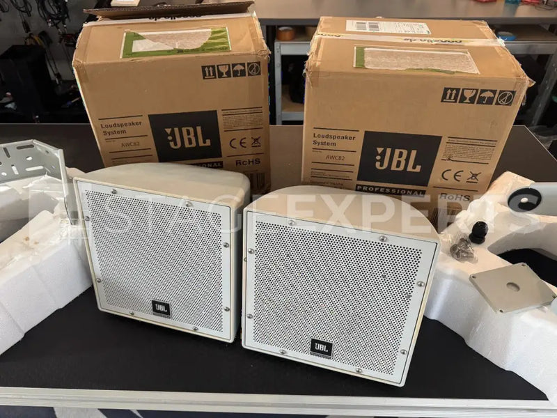 JBL AWC82 Weatherproof Speakers Pair | 8Ω/70/100V, IP56