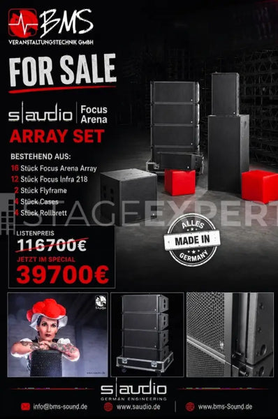 Focus Arena Line Array System | Professional Touring Sound