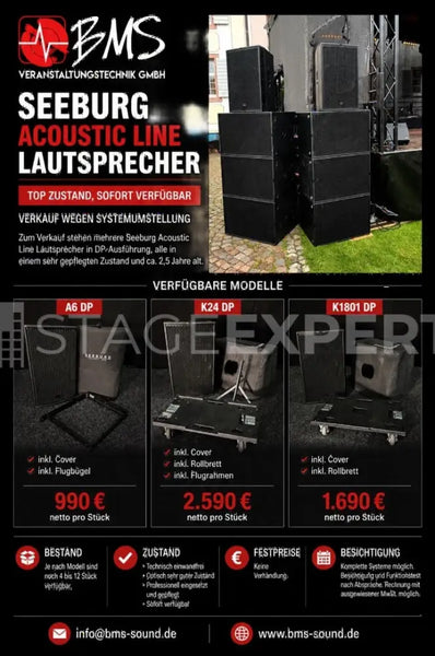 SEEBURG Acoustic Line professional loudspeakers and systems