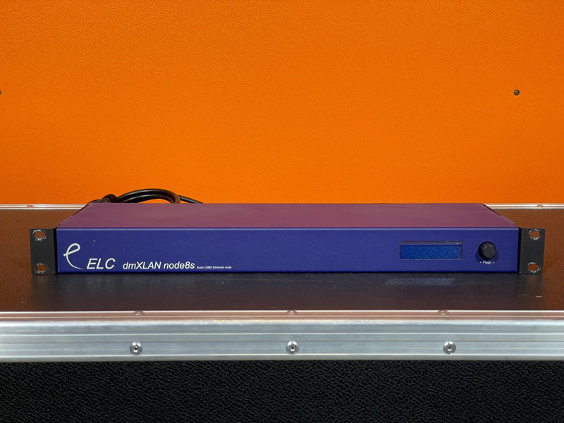 ELC dmXLAN node8s – 8-port DMX Ethernet node