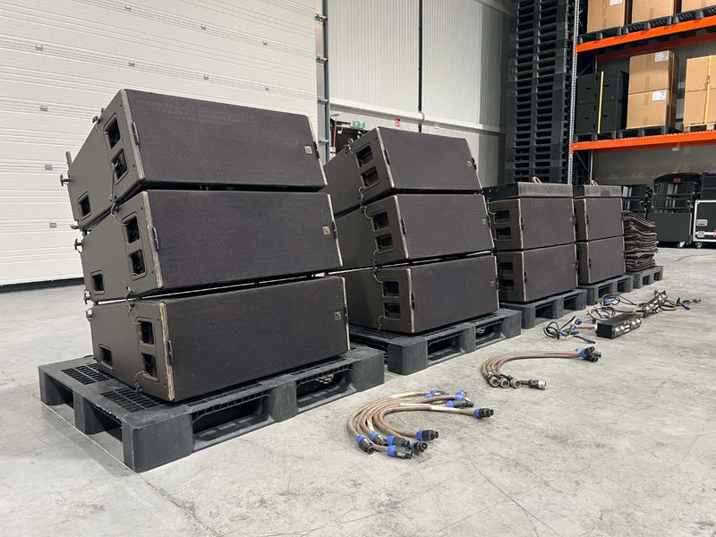 L-Acoustics KUDO Line Array – 10 Cabinets + 2 K-BUMP