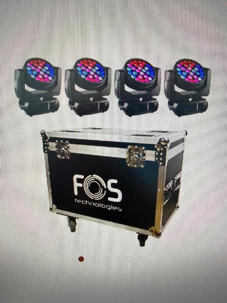 FOS IQ 28x12 Wash Moving Head Tour Set with Cases - 12 Fixtures