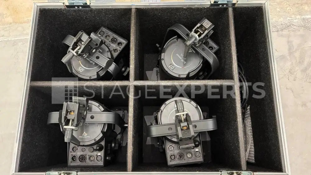 Prolights EclFresnel CT+ S Set with CRMX | 4 Fresnels + Case
