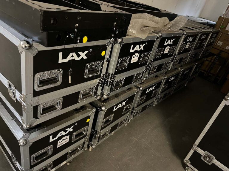 LAX Operation T12 Line Array System – 16 Tops, 12 Subs