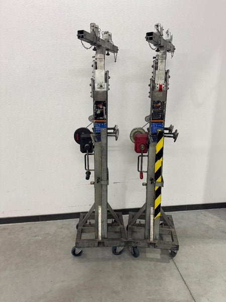 VMB TE-074 PRO Tower Lift (Pair) – 200 kg, 5.3 m, Silver