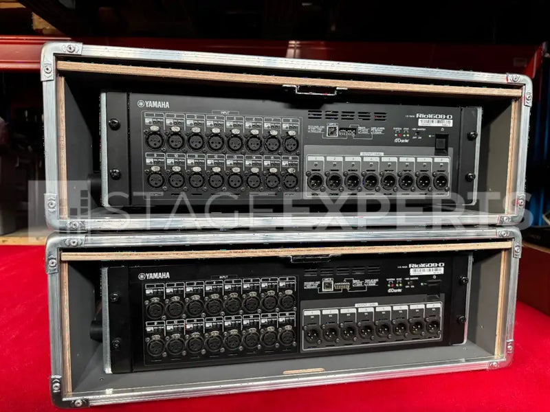 Yamaha Rio1608-D Dante Stagebox, 16 In / 8 Out I/O