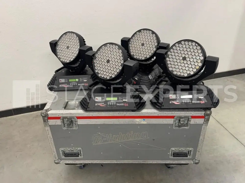 JB Lighting VaryLED 384 Wash – 4x Set with Flight Case