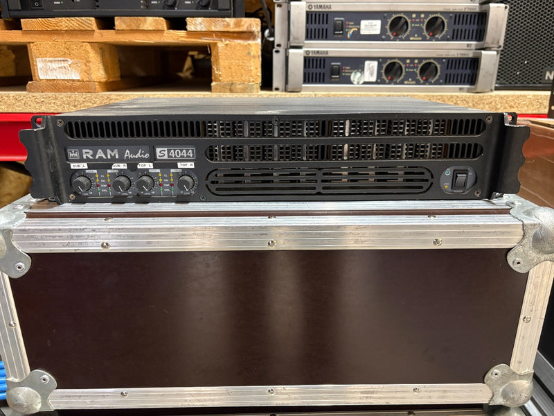 RAM Audio S4044 Power Amplifier – 4-channel PA Amp for Touring & Install