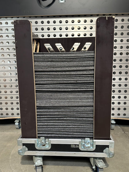 Vienna Loop Pile Carpet Tiles 130pc with Goecase Case