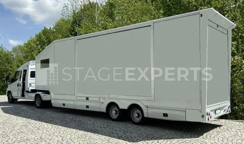 Custom Roadshow Promotional Show Truck with Fold-Out Stage