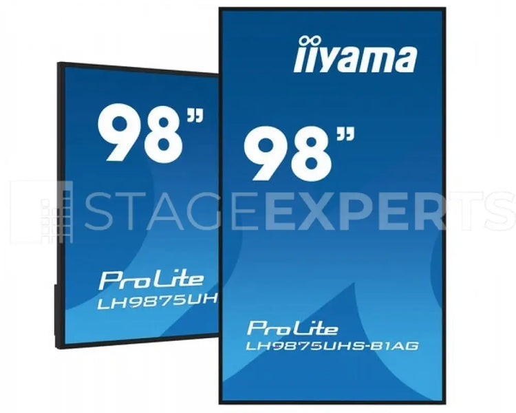 iiyama LH9875UHS 98-inch 4K Professional Display for AV Use