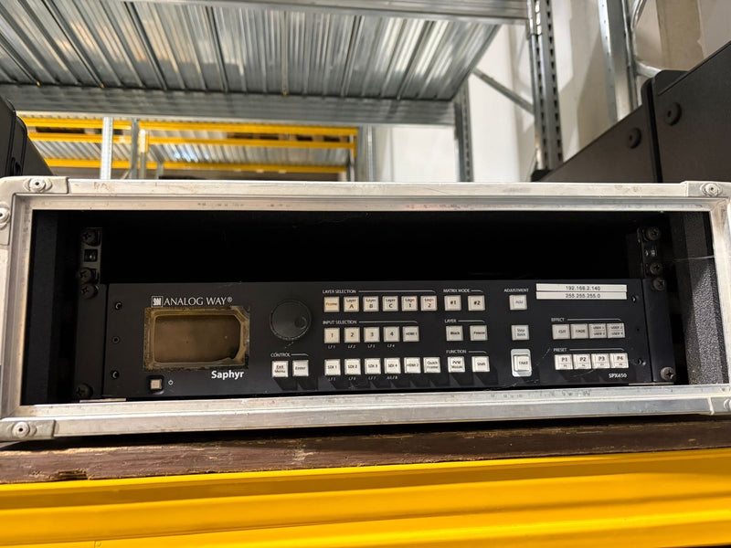 Analog Way Saphyr SPX450 with Shot Box2 – Presentation Switcher