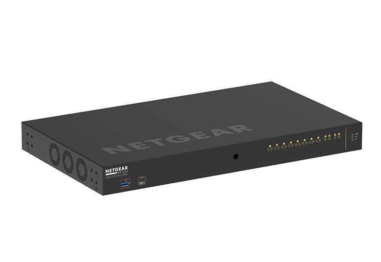 Netgear M4250 12-Port PoE+ Managed Switch with 2 SFP+