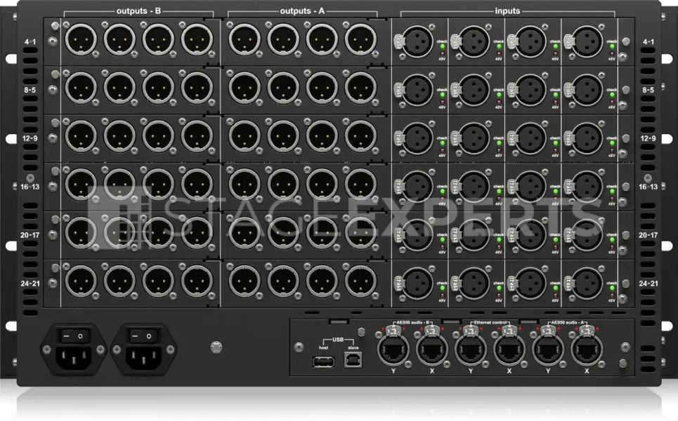 Midas DL431 24ch Active Mic Splitter with AES50 | 96 kHz