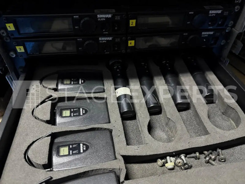 Shure ULX P4 4ch Wireless Set – Beta 87 + Bodypacks