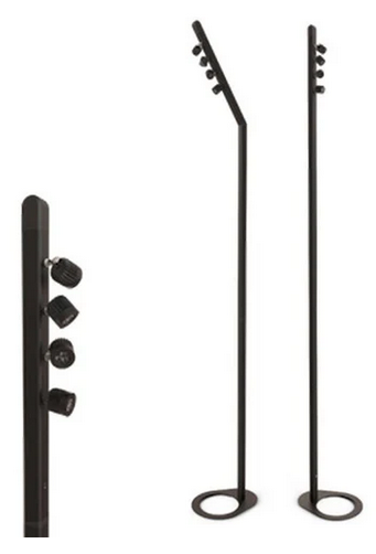INNLED TecnoPAR T4 Akku-Designsteher Stehleuchte Buffetleuchte - 2 x 3er Set und 6 Wechselköpfe