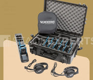 Vokkero Show Set: 4 Beltpacks, 4 Headsets + Charger