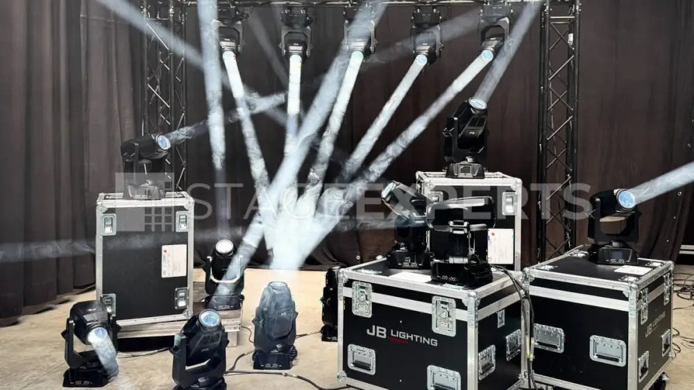 JB-Lighting P5 LED Wash – 4-Unit Set with Case & Rigging