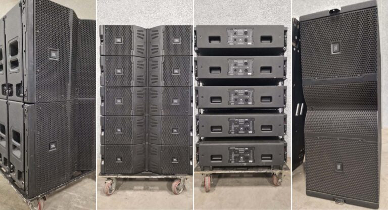 JBL VTX V20 System Package – Line Array, Subs & Amps