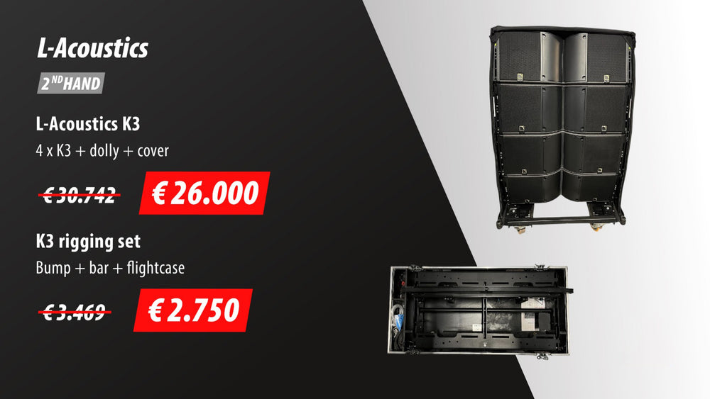 L-Acoustics K3-BUMP Rigging Set with Bar, Sling & Case