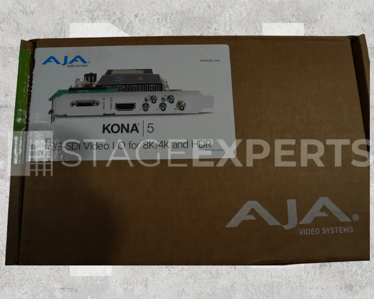 AJA KONA 5 PCIe I/O Card – As New with Breakout Cable