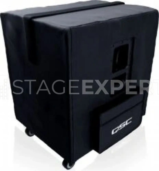 QSC KS118 Active Subwoofer, 18-inch 3600W with Cover – High-Output