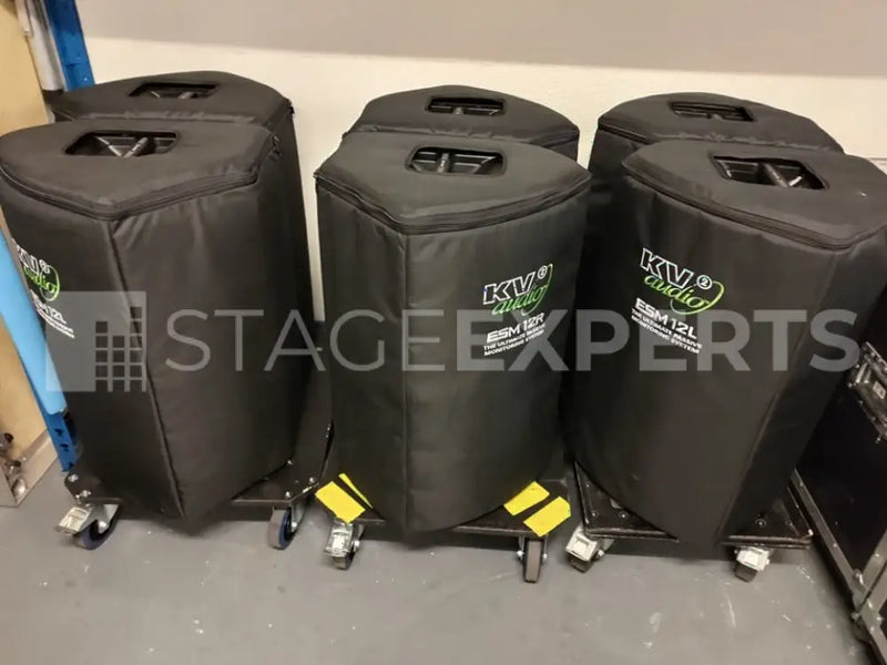 KV2 Audio ESM12L/ESM12R Stage Monitor Set – 6 Monitors