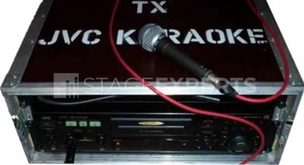 JVC Karaoke Player with 18 German VCDs & 2 Microphones