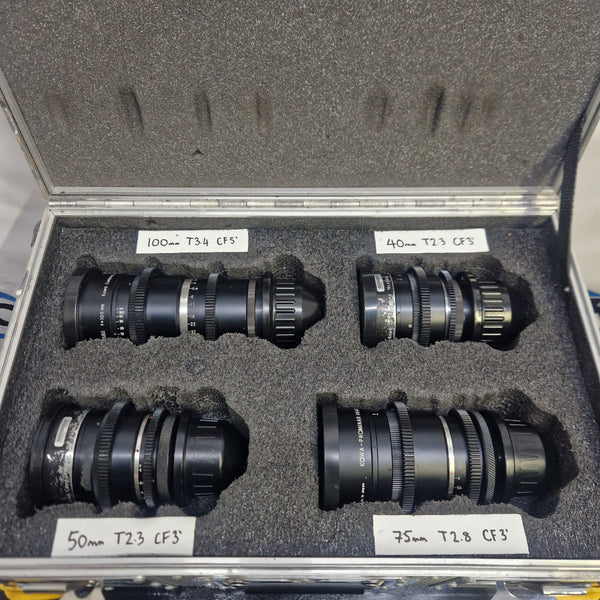 Kowa Prominar 35BS Anamorphic Lens Set 40/50/75/100mm with case