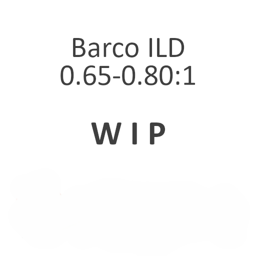 Barco ILD 0.65–0.80:1 Short‑Throw Lens for I600 Projectors