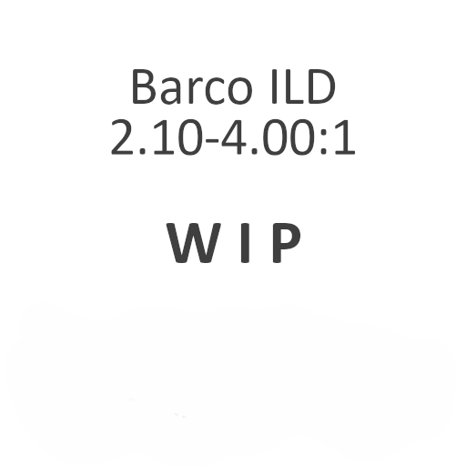 Barco ILD 2.10–4.00:1 Lens for I600 Series Projectors