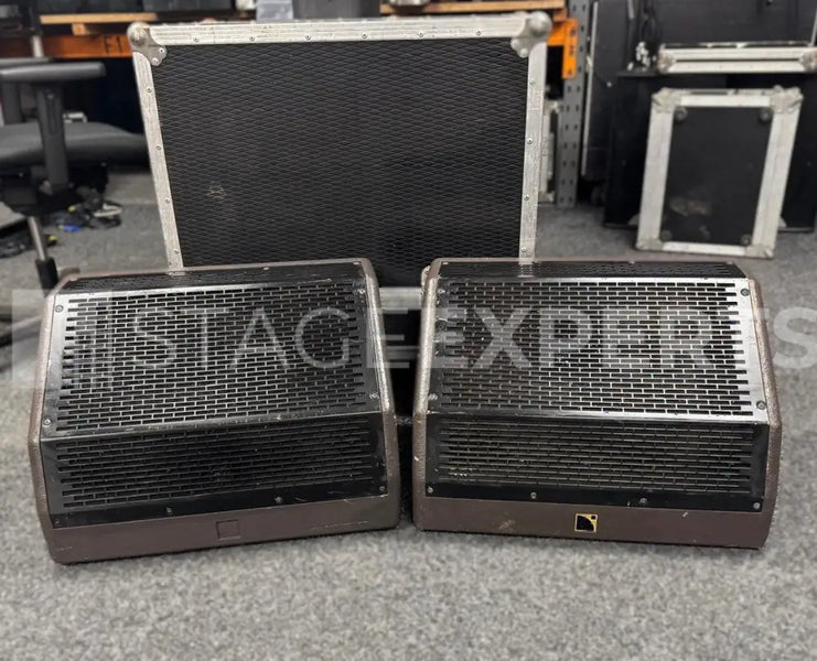 L-Acoustics 115FM bi-amped wedges in sets of 2
