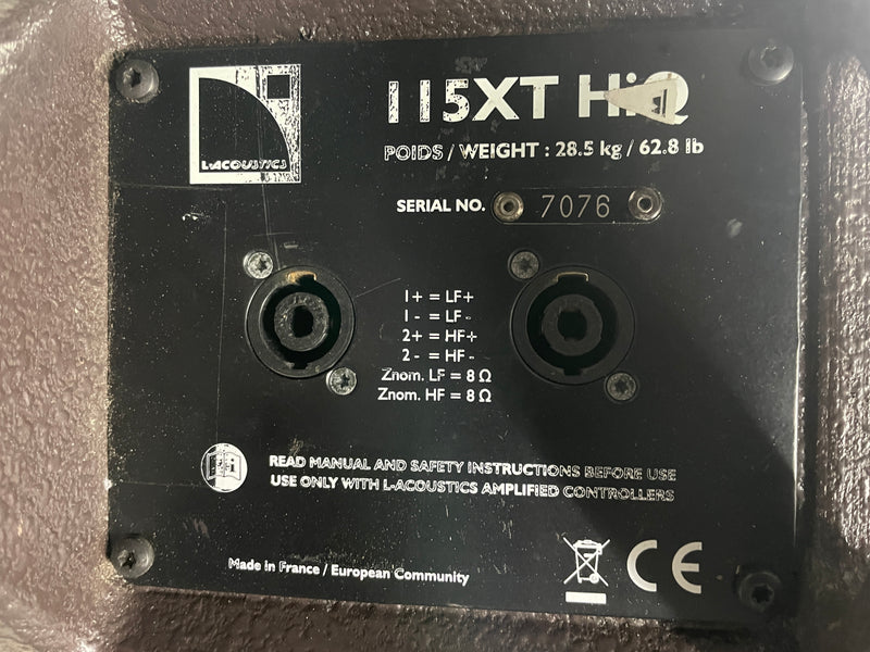 L-Acoustics 115XT HiQ