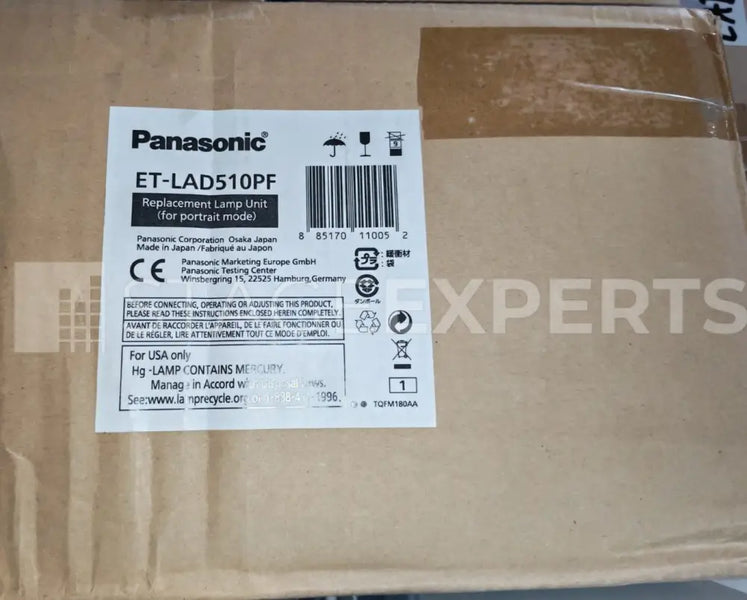 Panasonic ET-LAD520PF Portrait Lamps (4x) for DZ21K2/DS20K2