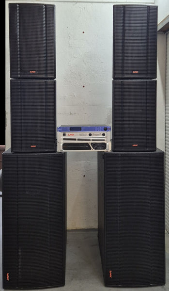 LAX Pro Audio TH912/TH928B System with Amps & DSP